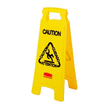 Señalamiento para piso multilenguaje "CUIDADO"