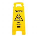 Señalamiento para piso multilenguaje "WET FLOOR"