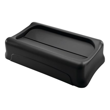 Tapa oscilante para contenedor Slim Jim® Negro