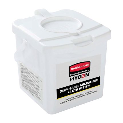Cubeta para paños de microfibra Hygen™ Blanco